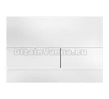 Кнопка смыва для унитаза Boheme 670-MW нержавеющая сталь, цвет матовый белый