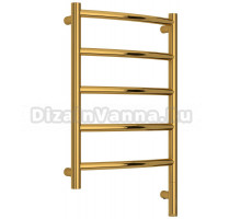 Полотенцесушитель электрический Сунержа Галант 3.1 03-6001-6040 70x45 см, подключение справа, золото, лесенка