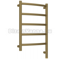 Полотенцесушитель электрический Сунержа Галант 3.1 032-6001-6040 70x45 см, подключение справа, матовое золото, лесенка