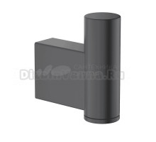 Крючок Timo Luiro 18511/03 матовый черный, на шурупах