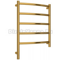 Полотенцесушитель электрический Сунержа Галант 3.1 03-6000-6050 70x55 см, подключение слева, золото, лесенка