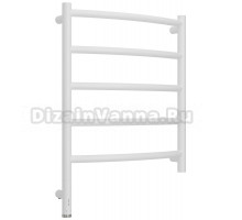 Полотенцесушитель электрический Сунержа Галант 3.1 30-6000-6050 70x55 см, подключение слева, матовый белый, лесенка