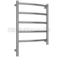 Полотенцесушитель электрический Сунержа Галант 3.1 071-6000-6050 70x55 см, подключение слева, сатин, лесенка