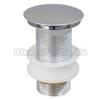 Донный клапан для раковины Splendy AA3071NORMCR без перелива, глянцевый хром