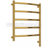 Полотенцесушитель электрический Сунержа Галант 3.1 03-6001-6050 70x55 см, подключение справа, золото, лесенка