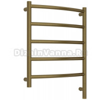 Полотенцесушитель электрический Сунержа Галант 3.1 05-6001-6050 70x55 см, подключение справа, состаренная бронза, лесенка
