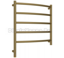 Полотенцесушитель электрический Сунержа Галант 3.1 032-6000-6060 70x65 см, подключение слева, матовое золото, лесенка