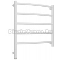 Полотенцесушитель электрический Сунержа Галант 3.1 30-6000-6060 70x65 см, подключение слева, матовый белый, лесенка