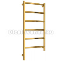 Полотенцесушитель электрический Сунержа Галант 3.1 03-6000-8040 90x45 см, подключение слева, золото, лесенка