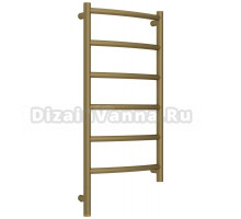 Полотенцесушитель электрический Сунержа Галант 3.1 032-6000-8040 90x45 см, подключение слева, матовое золото, лесенка