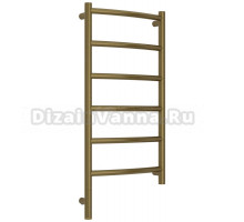 Полотенцесушитель электрический Сунержа Галант 3.1 05-6000-8040 90x45 см, подключение слева, состаренная бронза, лесенка