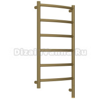 Полотенцесушитель электрический Сунержа Галант 3.1 032-6001-8040 90x45 см, подключение справа, матовое золото, лесенка