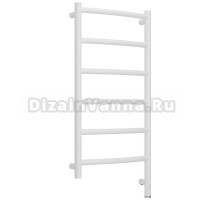 Полотенцесушитель электрический Сунержа Галант 3.1 30-6001-8040 90x45 см, подключение справа, матовый белый, лесенка