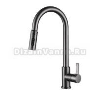 Смеситель для кухни Tokito Aisai TOK-AIS-1023GM вороненая сталь
