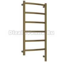 Полотенцесушитель электрический Сунержа Галант 3.1 05-6001-8040 90x45 см, подключение справа, состаренная бронза, лесенка