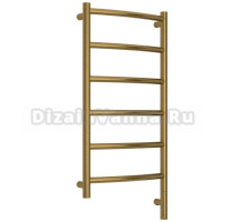 Полотенцесушитель электрический Сунержа Галант 3.1 051-6001-8040 90x45 см, подключение справа, состаренная латунь, лесенка