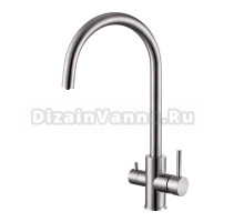 Смеситель для кухни Oliveeka KS OL-458022-BN никель матовый