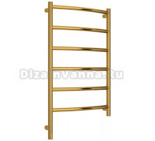 Полотенцесушитель электрический Сунержа Галант 3.1 03-6000-8050 90x55 см, подключение слева, золото, лесенка
