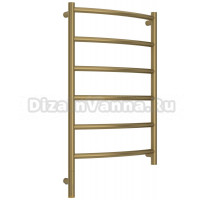 Полотенцесушитель электрический Сунержа Галант 3.1 32-6000-8050 90x55 см, подключение слева, золотой шелк, лесенка