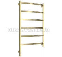 Полотенцесушитель электрический Сунержа Галант 3.1 020-6000-8050 90x55 см, подключение слева, шампань, лесенка