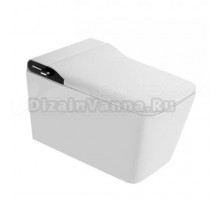 Умный унитаз подвесной Grossman Смарт GR-5702 глянцевый белый