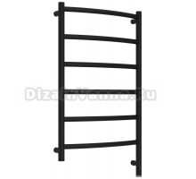 Полотенцесушитель электрический Сунержа Галант 3.1 31-6001-8050 90x55 см, подключение справа, матовый черный, лесенка