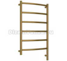 Полотенцесушитель электрический Сунержа Галант 3.1 051-6001-8050 90x55 см, подключение справа, состаренная латунь, лесенка