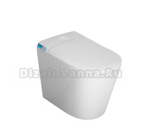 Умный унитаз напольный Grossman Смарт GR-PR-5702 глянцевый белый