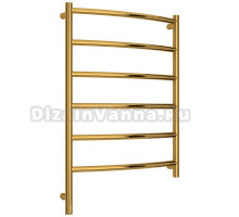 Полотенцесушитель электрический Сунержа Галант 3.1 03-6000-8060 90x65 см, подключение слева, золото, лесенка