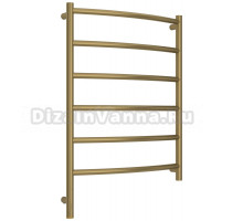 Полотенцесушитель электрический Сунержа Галант 3.1 32-6000-8060 90x65 см, подключение слева, золотой шелк, лесенка