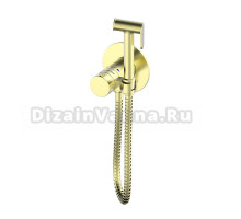 Гигиенический душ Oliveeka Y OL-829909-BG С ВНУТРЕННЕЙ ЧАСТЬЮ, термостат, золотой матовый