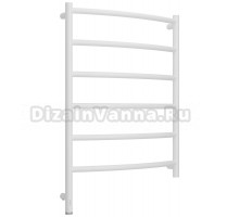 Полотенцесушитель электрический Сунержа Галант 3.1 30-6000-8060 90x65 см, подключение слева, матовый белый, лесенка