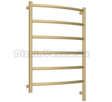 Полотенцесушитель электрический Сунержа Галант 3.1 022-6001-8060 90x65 см, подключение справа, матовая шампань, лесенка