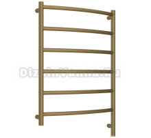 Полотенцесушитель электрический Сунержа Галант 3.1 032-6001-8060 90x65 см, подключение справа, матовое золото, лесенка