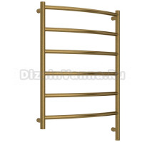 Полотенцесушитель электрический Сунержа Галант 3.1 051-6001-8060 90x65 см, подключение справа, состаренная латунь, лесенка