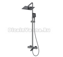 Душевая стойка Oliveeka D OL-739901-BGM матовый оружейный металл