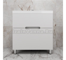 Тумба под раковину без столешницы Style Line Матис 80 напольная, белая матовая