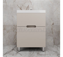 Тумба под раковину без столешницы Style Line Матис 60 напольная, крем