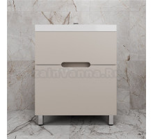 Тумба с раковиной Style Line Матис 70 напольная, крем