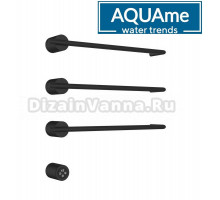 Полотенцесушитель электрический AQUAme встраиваемый c терморегуляторм AQM3143MB