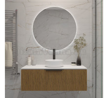 Мебель для ванной комнаты ЗОВ Кито 80 подвесная, со столешницей, белая, тростник
