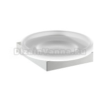 Мыльница Timo Petruma 15221/13 настенная, стеклянная, цвет никель