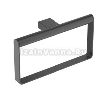 Держатель для полотенец Timo Luiro 18550/03 матовый черный, кольцо