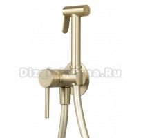 Гигиенический душ Splendy Joy JO219YU1KLGM со смесителем, С ВНУТРЕННЕЙ ЧАСТЬЮ, брашированное золото