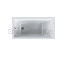 Акриловая ванна AM.PM Gem без опоры 140x70 см, пристенная, белая