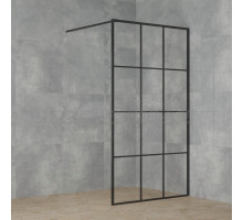 PAINI-WalkIN100G Душевая перегородка 100x195 Paini, рисунок решетка