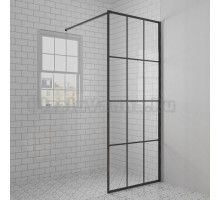 PAINI-WalkIN90G Душевая перегородка 90x195 Paini, рисунок решетка