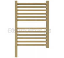 Полотенцесушитель электрический Сунержа Модус 3.1 32-5900-6040 70x45 см, подключение слева, золотой шелк, лесенка