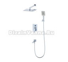 Душевой комплект Oliveeka D OL-939003-CR С ВНУТРЕННЕЙ ЧАСТЬЮ, хром