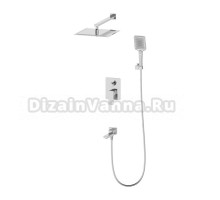 Душевой комплект Oliveeka D OL-939003-BN С ВНУТРЕННЕЙ ЧАСТЬЮ, никель матовый